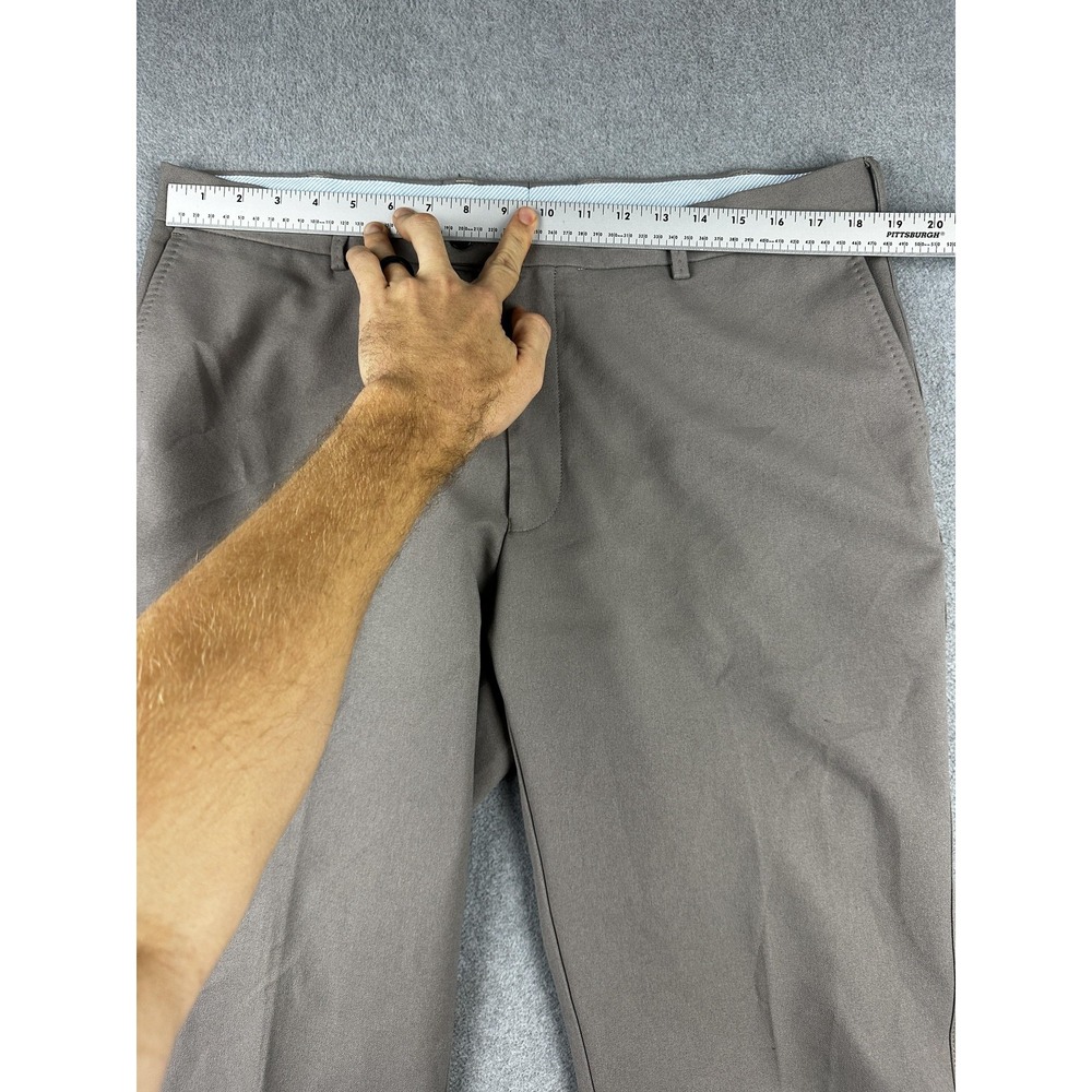 Peter Millar Pants Mens 38x34 Brown Performance Dress Chino Golf EB50 Slacks - Picture 5 of 11
